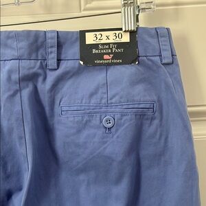 NWT Vineyard Vines Slim Fit Men's Light Blue Chinos size 32 x 30